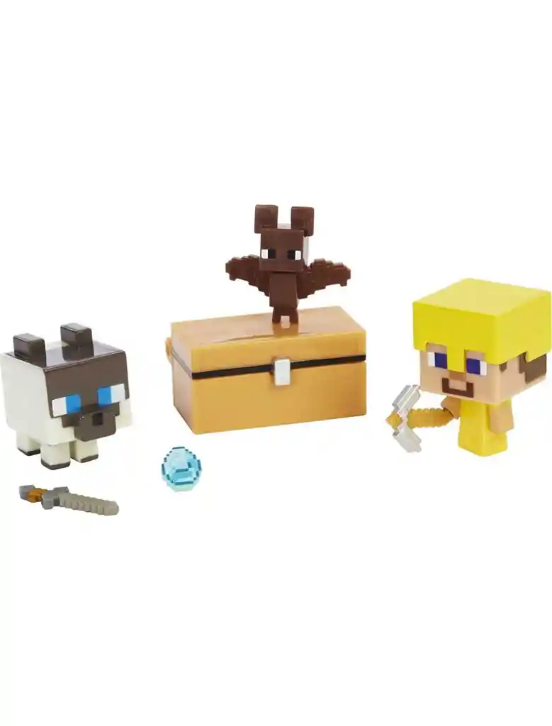 Set De Figuras Originales De Minecraft