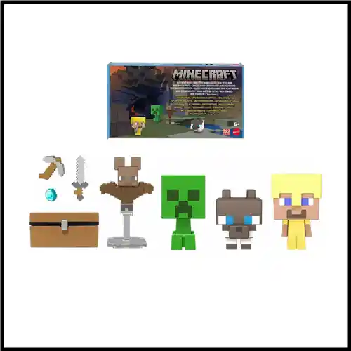 Set De Figuras Originales De Minecraft