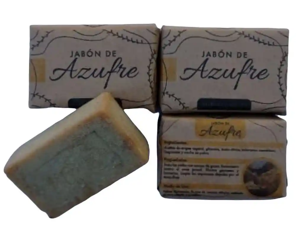 Jabón Artesanal - Azufre Antiséptico