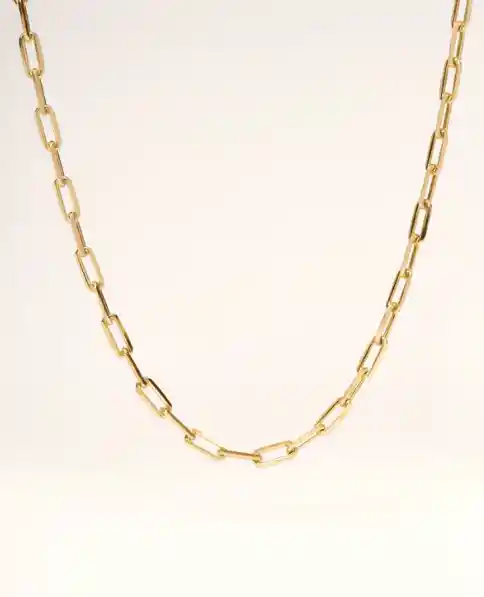Collar Oro Mujer Para Regalo Mara 50 Cm - Cantarina Joyas