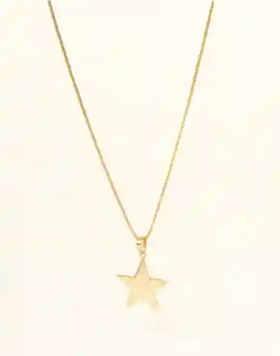 Collar Oro Mujer Para Regalo Estrella Dominga - Cantarina Joyas