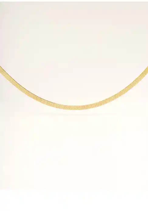Collar Oro Mujer Para Regalo Cinta 45cm - Cantarina Joyas