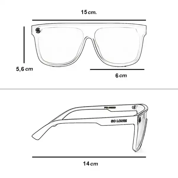 So Long! Lentes De Sol The Big Collection Sierra Moby Polarizado