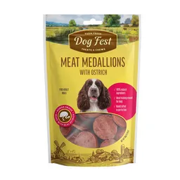 Dog Fest Meat Medallions With Ostrich