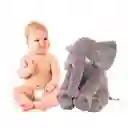 Almohada Peluche Apego Elefante Felpa Cojín Para Niños Bebe (celeste)