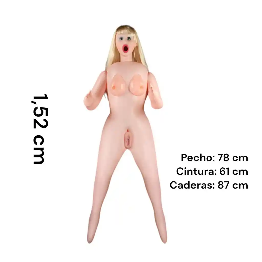 Muñeca Inflable Rubia