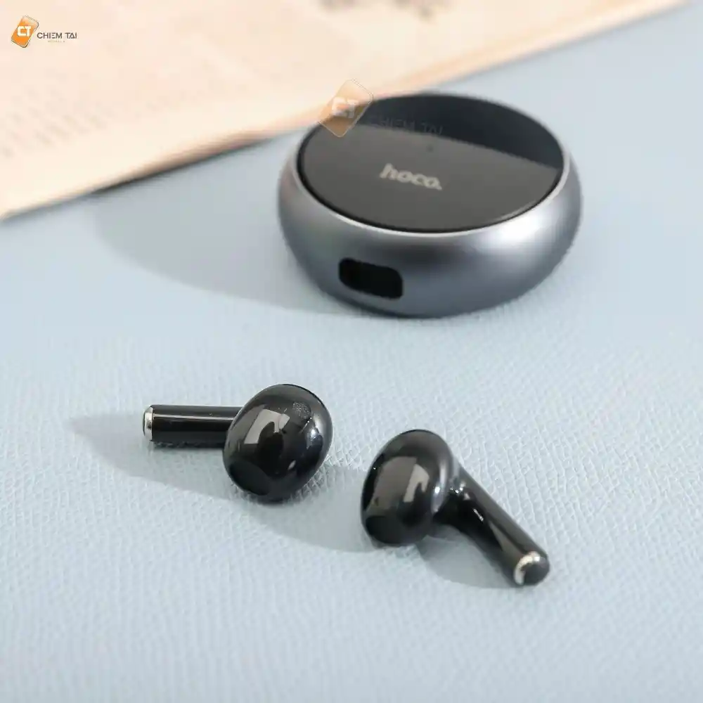 Audiófono Hoco Ew23 Wireless In-ear 16hrs De Autonomía Gris