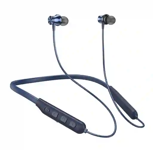 Audífono Hoco Es64 Inalámbrico 30hrs De Autonomía Azul Marino