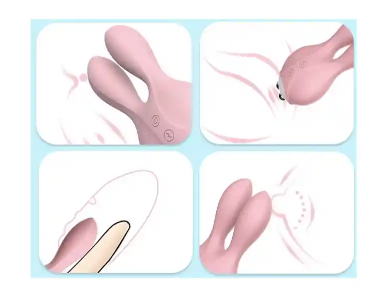 Vibrador Conejo Eléctrico Recargable