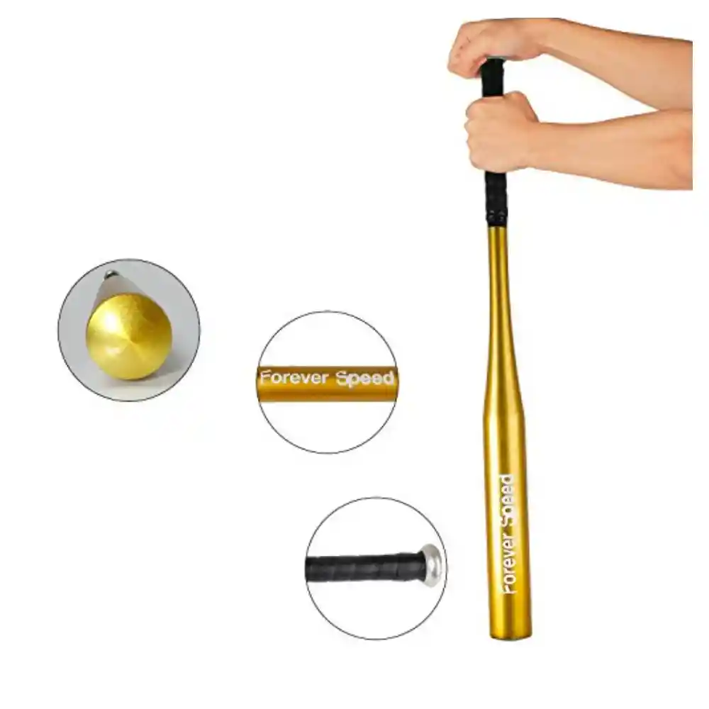 Bate Baseball Aluminio Dorado 36pg 90cms 860grs