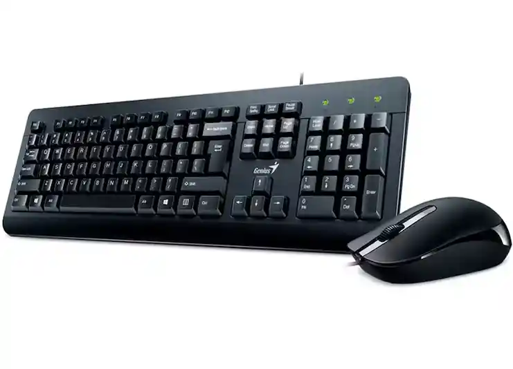 Teclado Y Mouse Genius Kit Km-160 Alambrico Usb