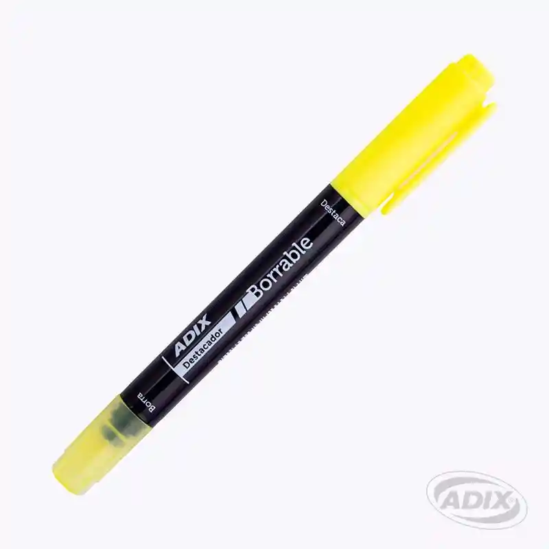 Destacador Amarillo Borrable