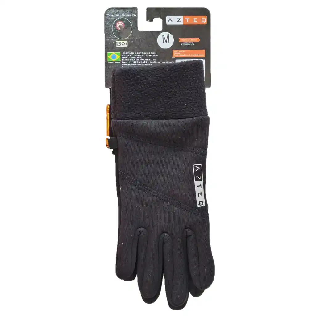 Guantes Azteq Outdoor Montreal Talla M Negro Touch Screen