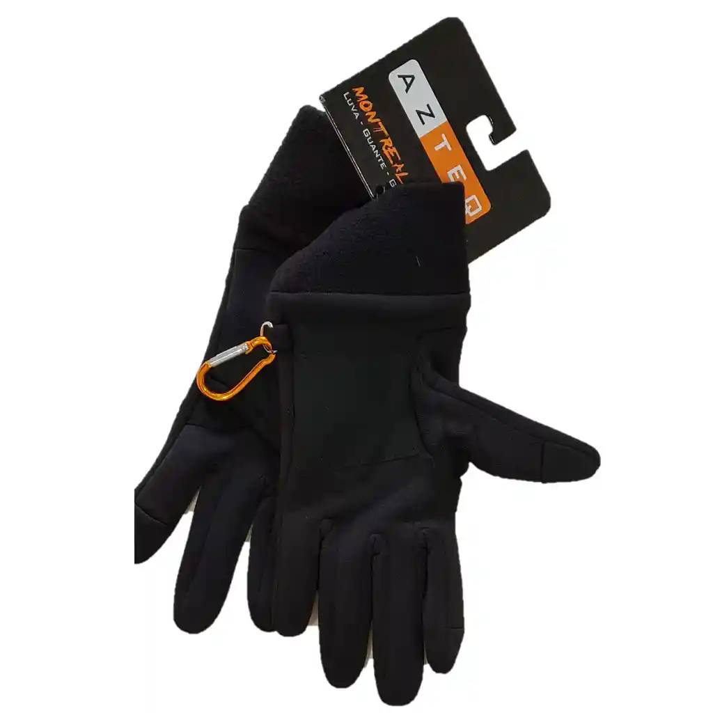 Guantes Azteq Outdoor Montreal Talla M Negro Touch Screen