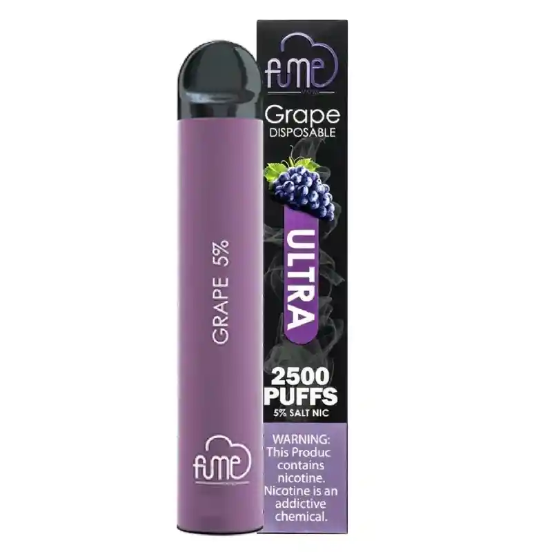 Fume Ultra Vaporizador Desechable Sin Nicotina - Uva "grape"