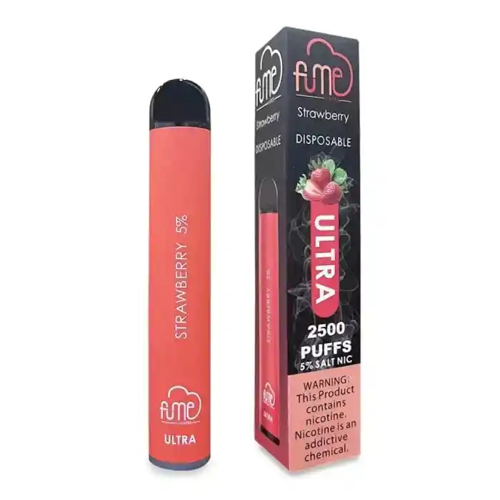 Fume Ultra Vaporizador Desechable Sin Nicotina - Frutilla "strawberry"