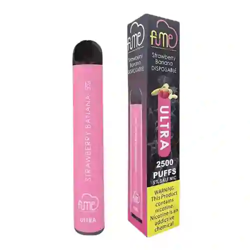 Fume Ultra Vaporizador Desechable Sin Nicotina - Frutilla Platano "strawberry Banana"