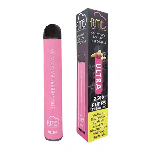 Fume Ultra Vaporizador Desechable Sin Nicotina - Frutilla Platano "strawberry Banana"