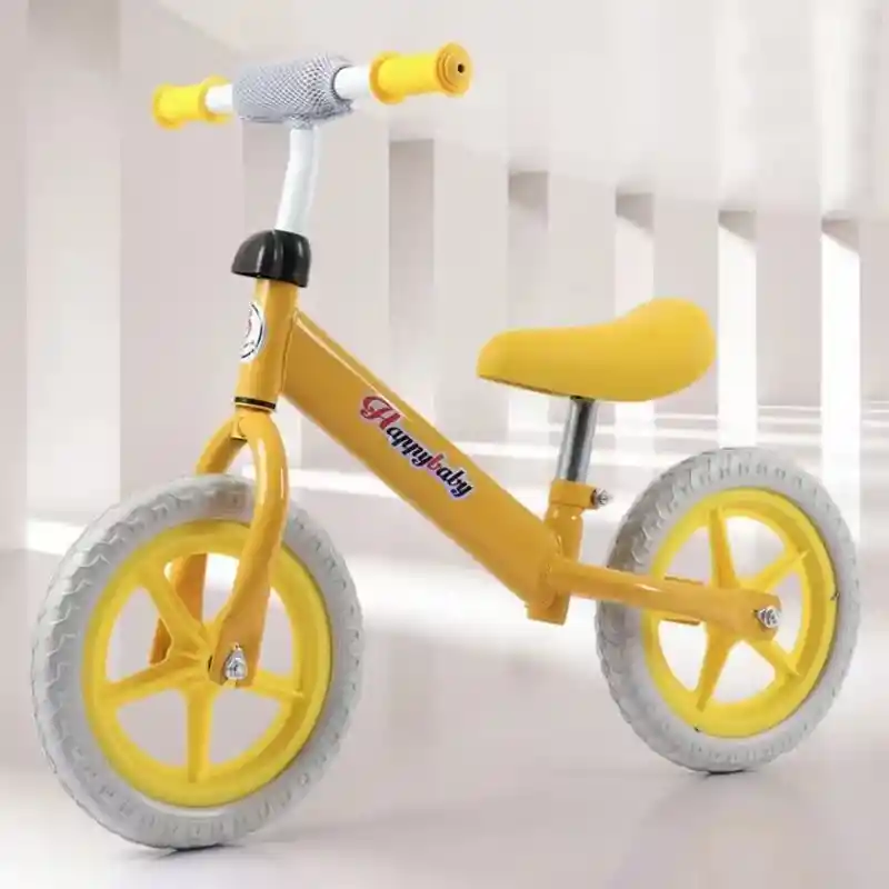 Bicicleta De Aprendizaje Equilibrio Sin Pedales Para Niños (amarilla)