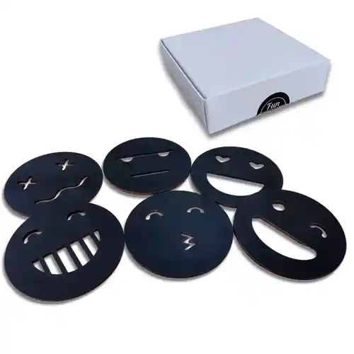 Posavasos Emojis - Set De 6 Diseños Distintos :-)