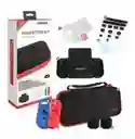 Kit Protector Nintendo Switch Bolso Lámina Grip Case Joy 7 En 1