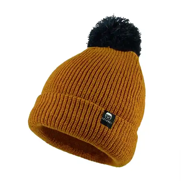 Gorro De Lana So Long! Pompom Beanie Toffee