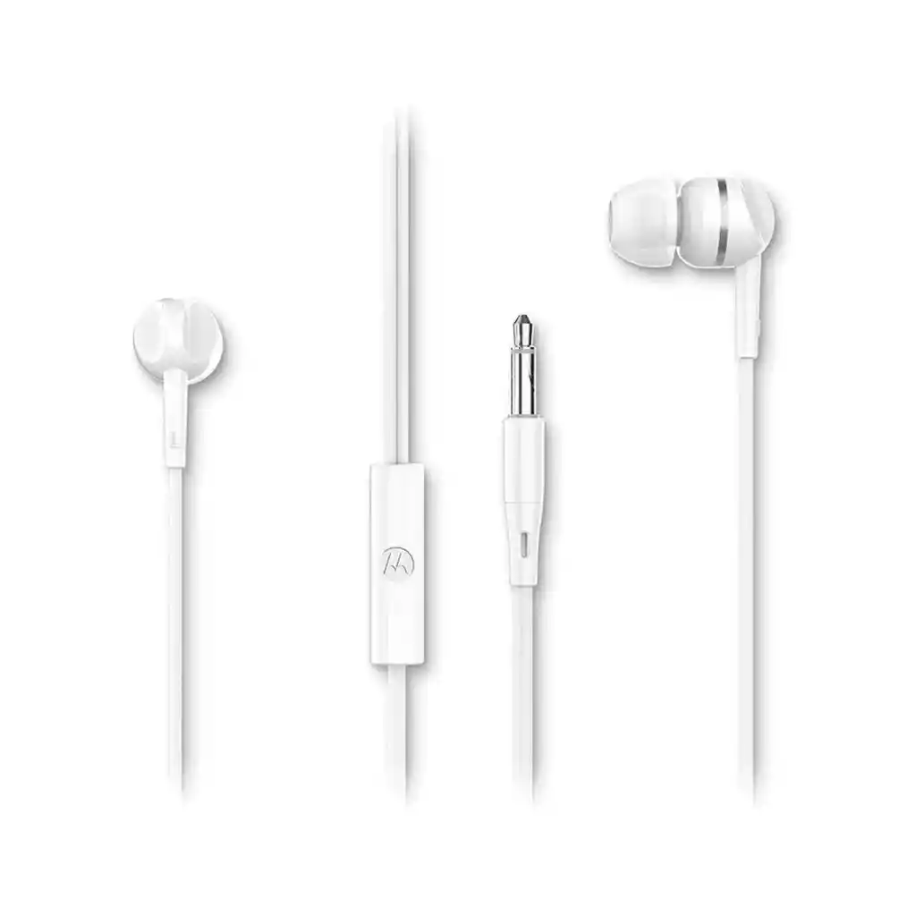 Audífono Motorola Earbuds 105 Manos Libres Blanco