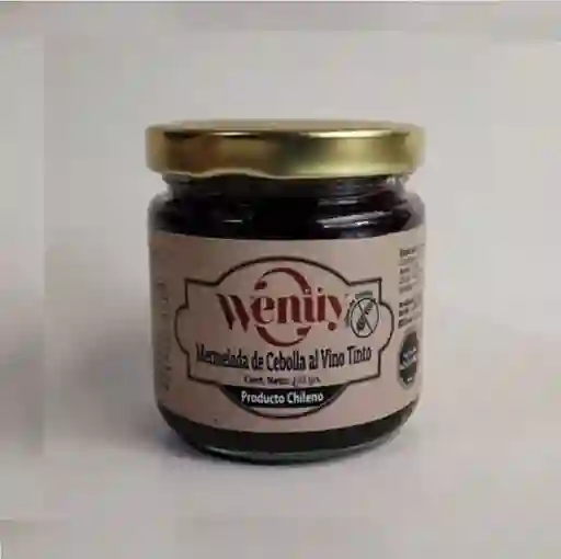 Mermelada De Cebolla Al Vino Tinto Wenuy 230 Grs