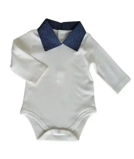 Body Franco Cuello Hueso Talla 1/3 Meses