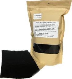 Filtro Para Baño Sanitario Gato Carbón Activado 5 Und