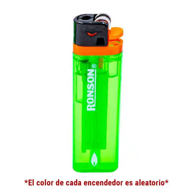 Encendedor Ronson Transparente