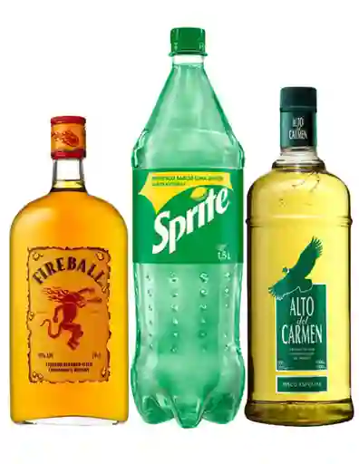 Fireball / Alto Del Carmen 1l / Sprite 1,5