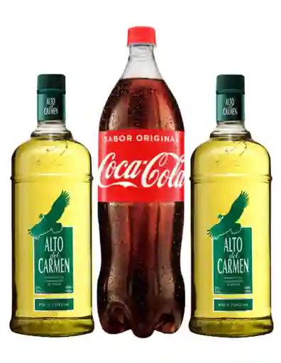 2 Alto Del Carmen 1l / Coca Cola Original 1,5