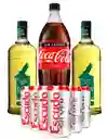 2 Alto Del Carmen 1l / Coca Cola Zero 1,5/ Silver 470cc X6