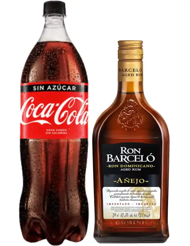 Barceló Anejo 700cc / Coca Cola Zero 1.5