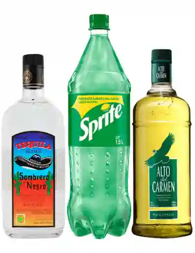 Sombrero Negro 750cc / Alto Del Carmen 1l / Sprite 1,5