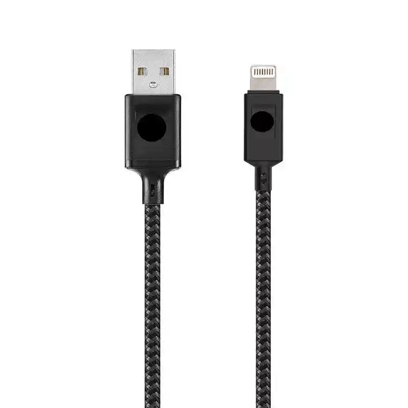 Cable Para Iphone Trensado Reforzado 2.4a Usb A Lightning 1 Metro