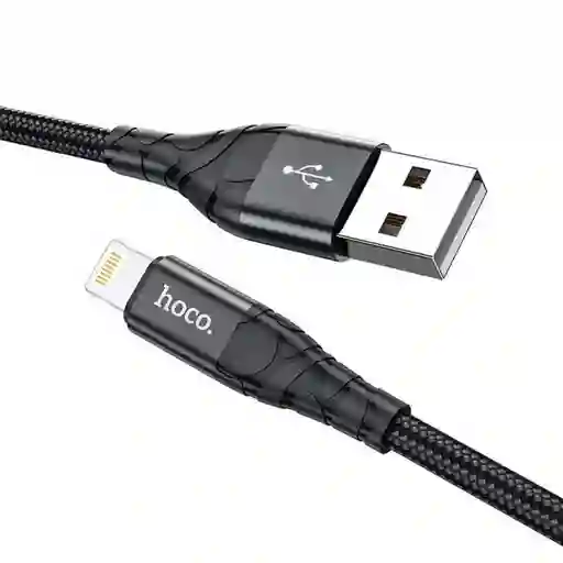 Cable Para Iphone Usb A Lightning 2 Metros Reforzado Y Ultra Rápido 3a