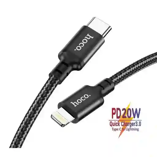 Cable Para Iphone Tipo-c A Lightning 20w Trenzado Y Reforzado 2 Metros