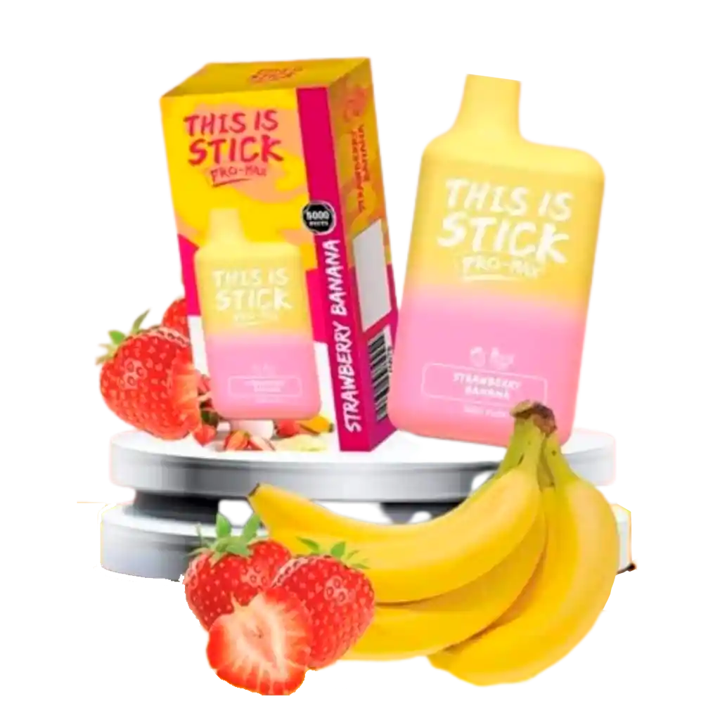 Vaper 5000 Puffs Strawberry Banana 0% Nic