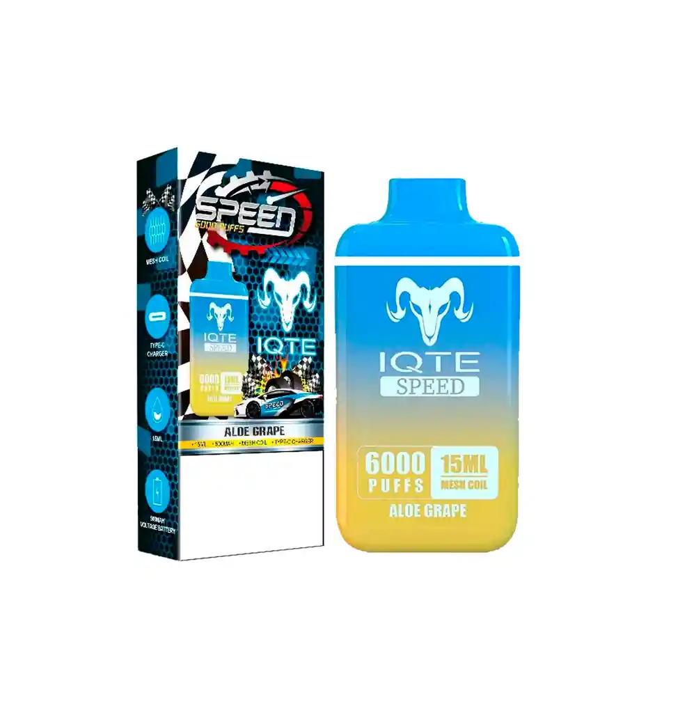 Vaper 6000 Puffs Aloe Grape