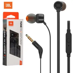 Audífonos 3.5mm Jack Black Jbl T110