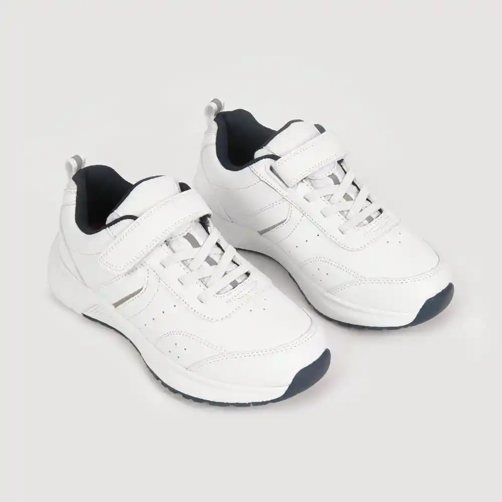 Zapatillas Escolar De Senior Niño Azul Talla 39