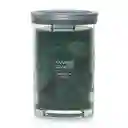 Signature Tumbler 2wick Large Balsam & Cedar