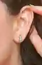 Piercing Oreja Tragus Conch Lobulo Chapado En Oro 18k Unidad