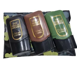 Crema Camuflaje Verde Barra 25gr Set X3 Coleres Distintos