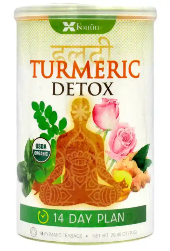 Turmeric Detox 14 Day Plan 14 Bolsitas - Ayurvedic