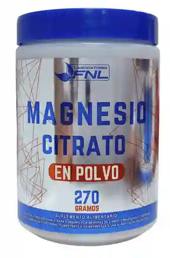 Magnesio Citrato En Polvo 270 Gr.
