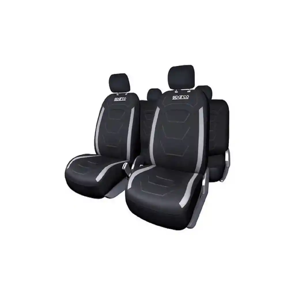 Fundas Cubre Asiento Sparco Sps406gr Universal Negro Políester 406