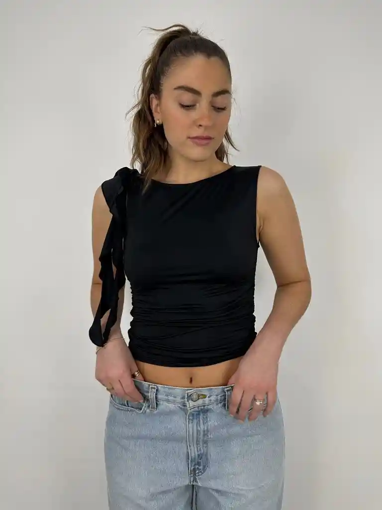 Romantic Black Top Talla M